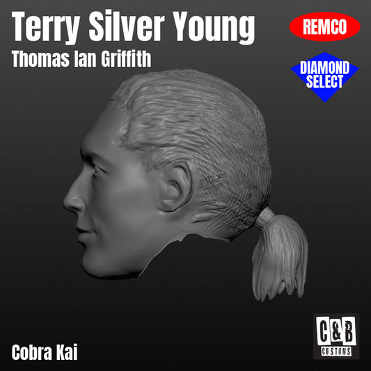 Terry Silver 3D printed head Karate Kid 3