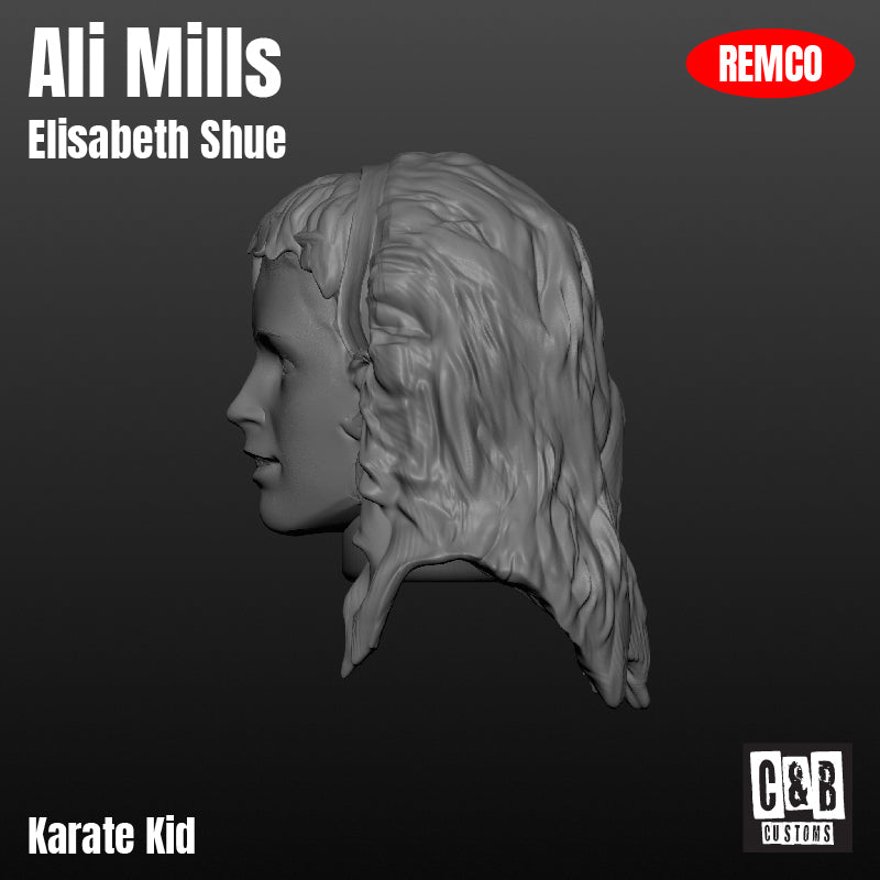 Ali Mills 3D Printed Head Remco