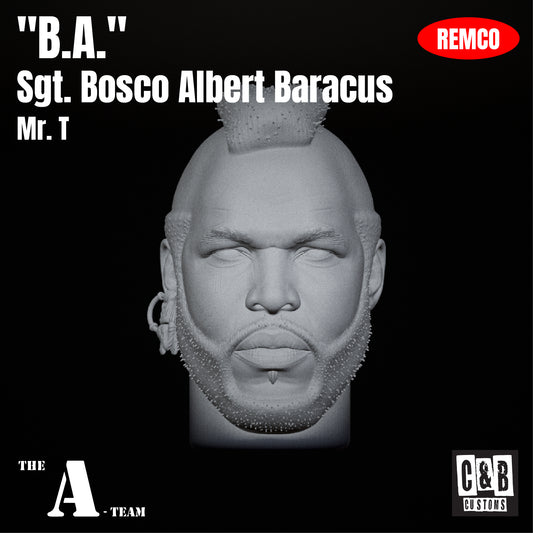 "B.A." 3D Printed Head Remco