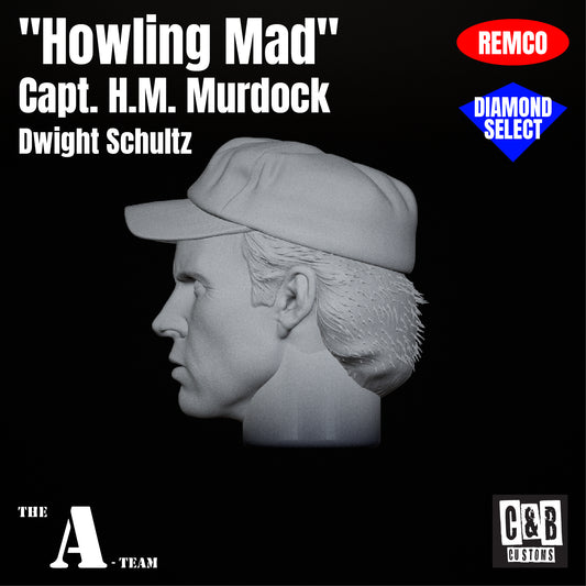 "Howling Mad" 3D Printed Head Remco