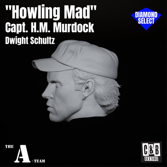 "Howling Mad" 3D Printed Head Diamond Select