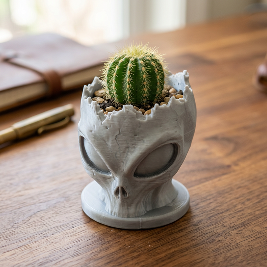 Alien Head Pot