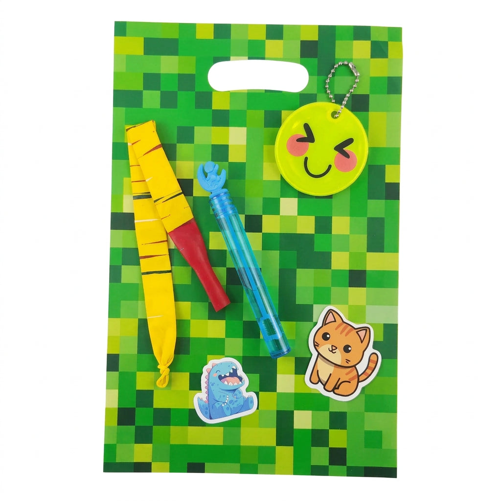 Boys Party Bag Pixels