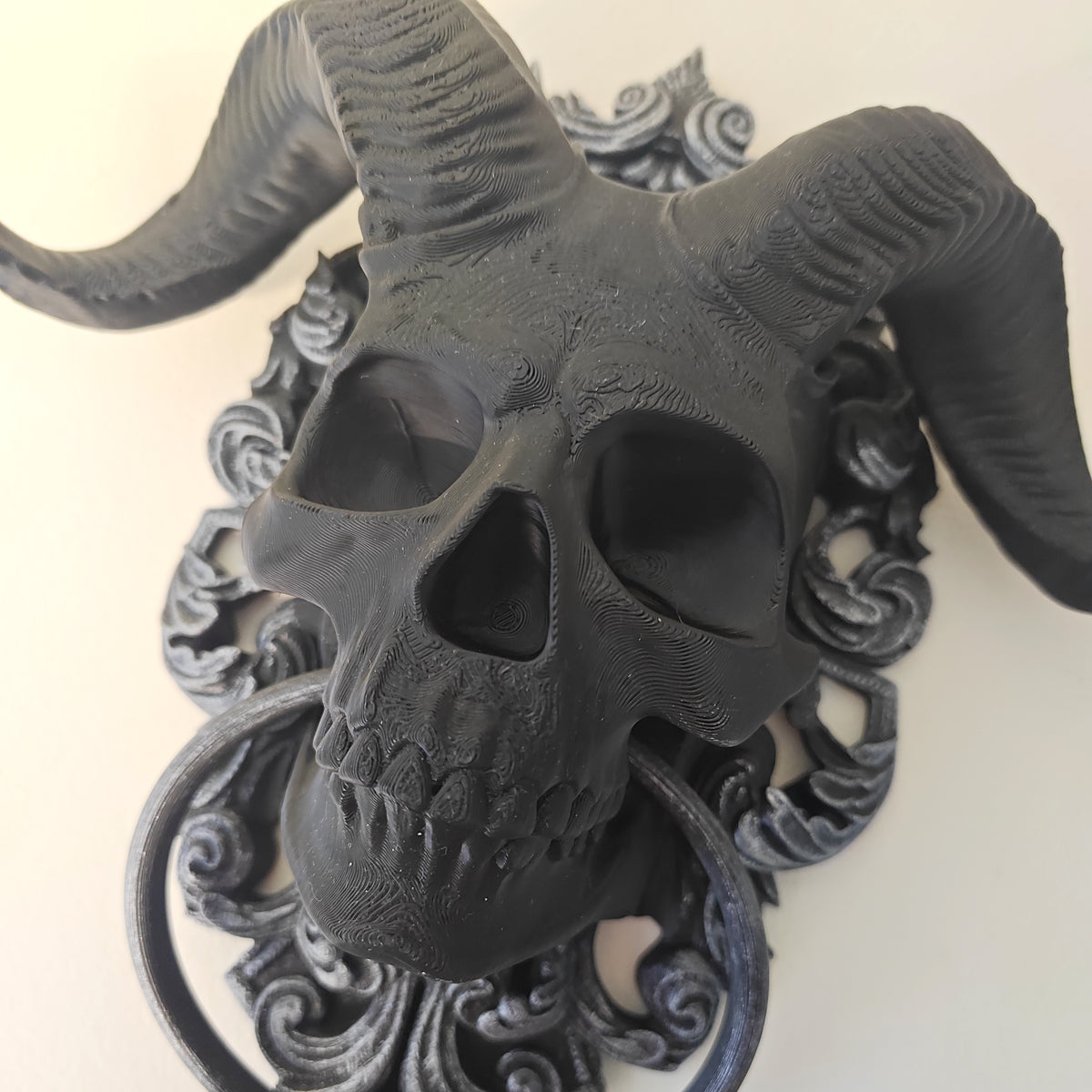 Halloween Skull Door Knocker Decoration
