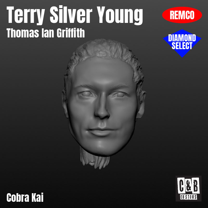 Terry Silver 3D printed head Karate Kid 3