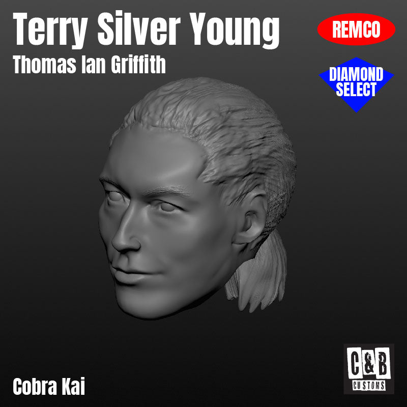 Terry Silver 3D printed head Karate Kid 3
