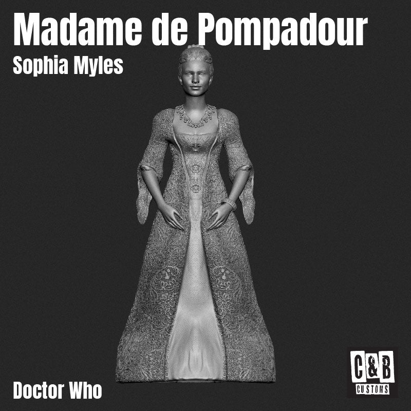 Madame de Pompadour 3D printed