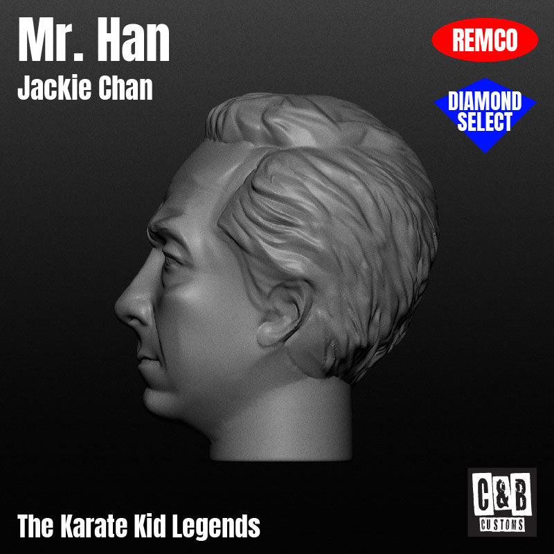 Mr Han 3D Printed Head