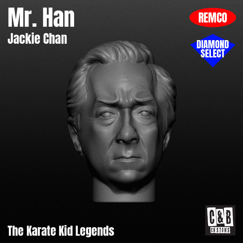 Mr Han 3D Printed Head