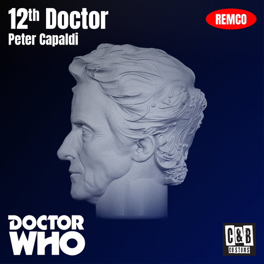 12th Doctor Peter Capaldi 3D Printed Head Remco
