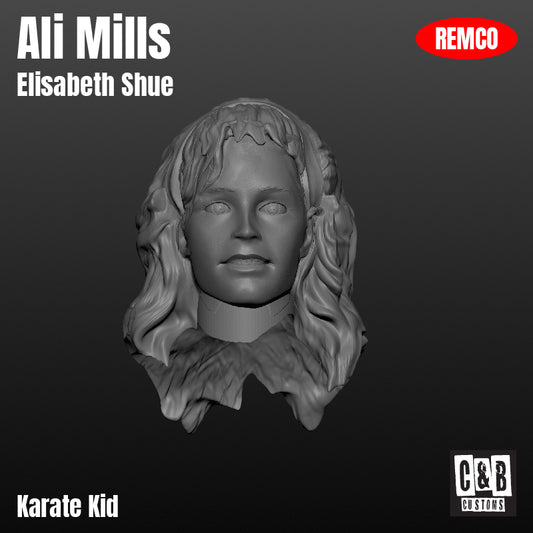 Ali Mills 3D Printed Head Remco