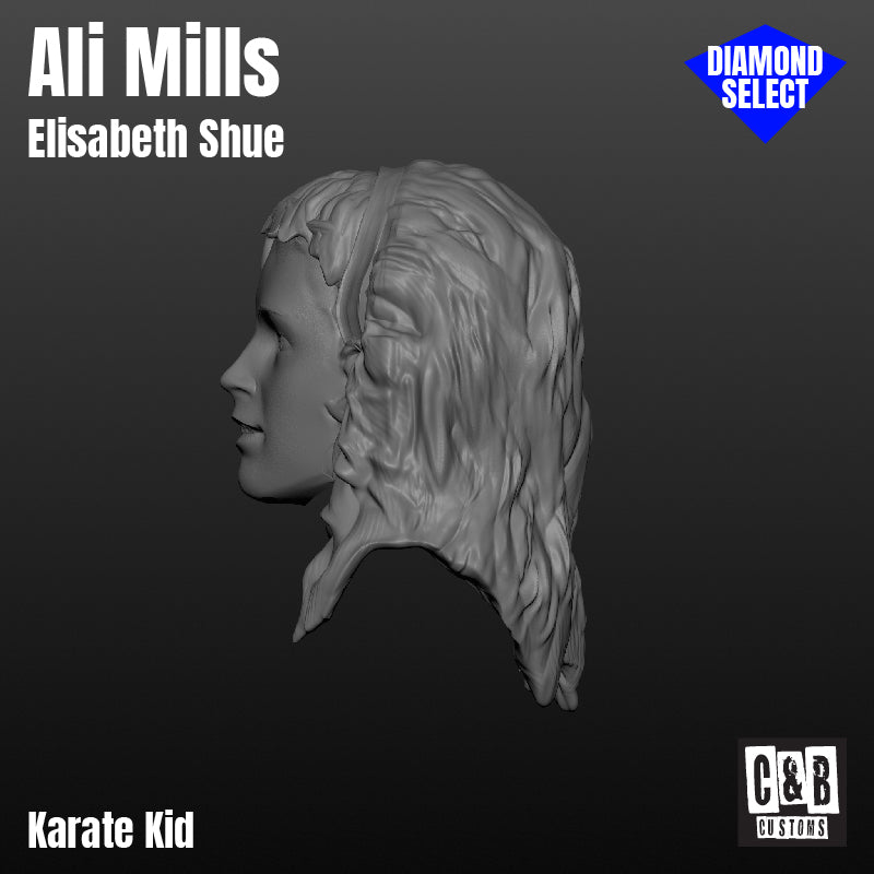 Ali Mills 3D Printed Head Diamond Select