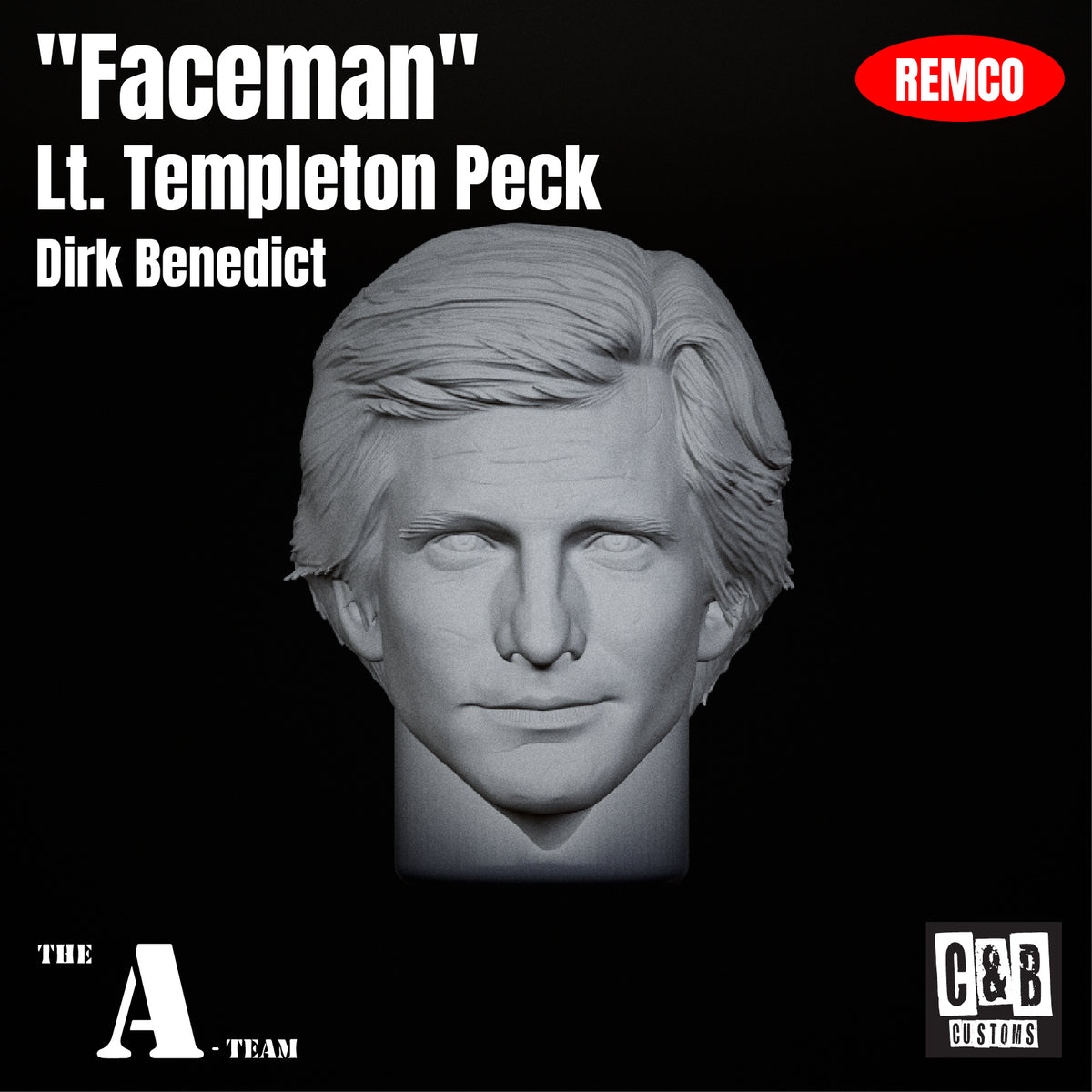 "Faceman" 3D Printed Head Remco