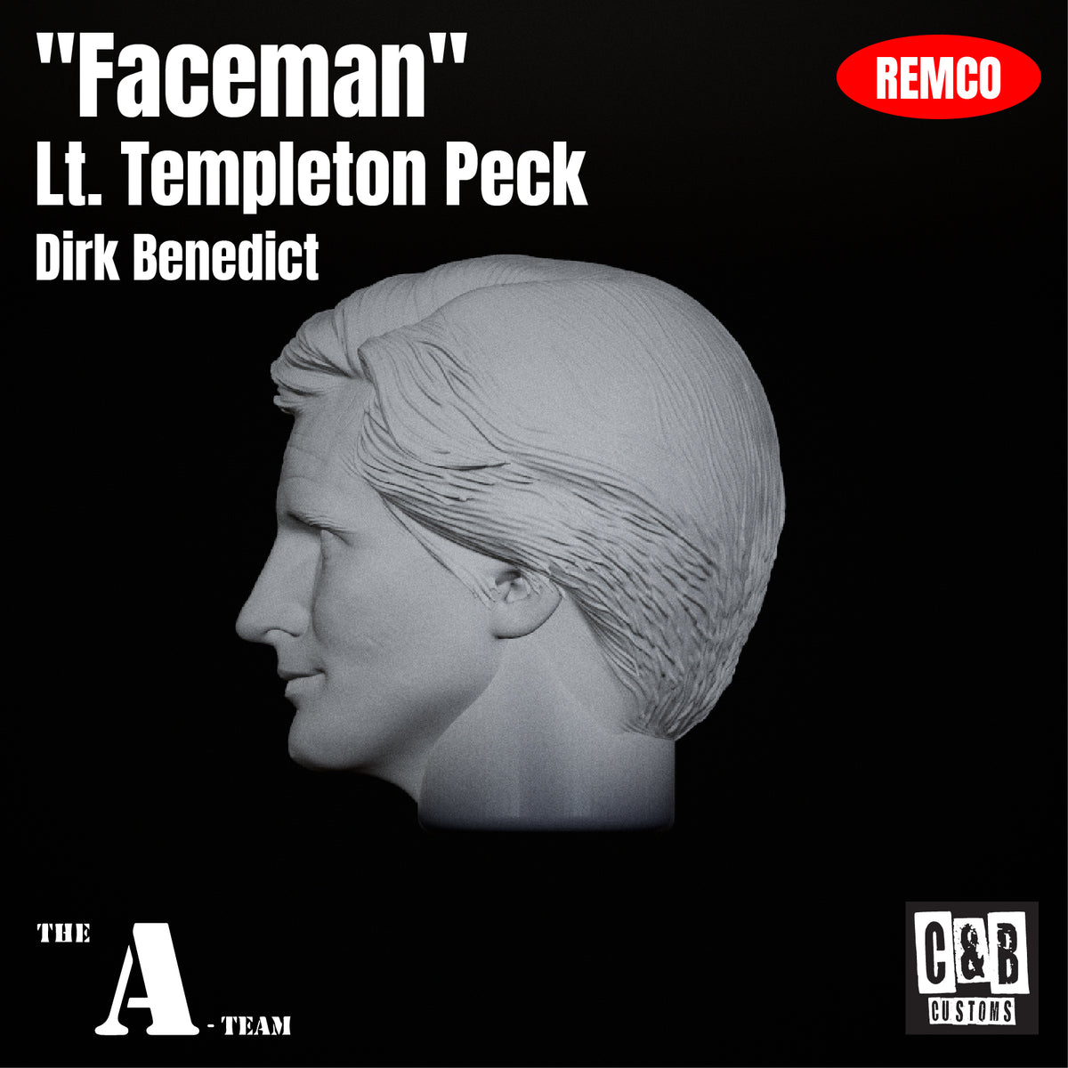 "Faceman" 3D Printed Head Remco