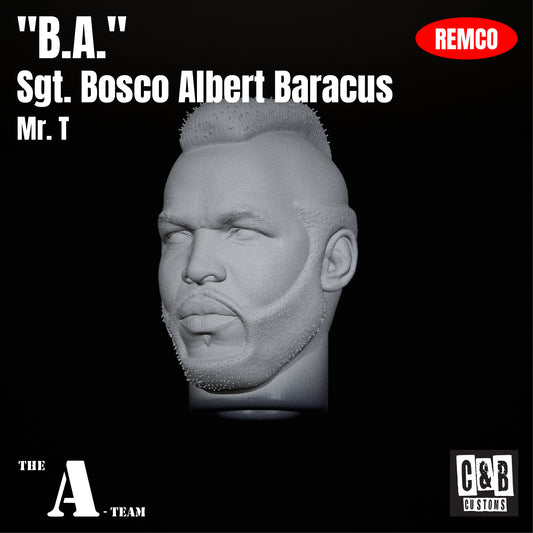 "B.A." 3D Printed Head Remco