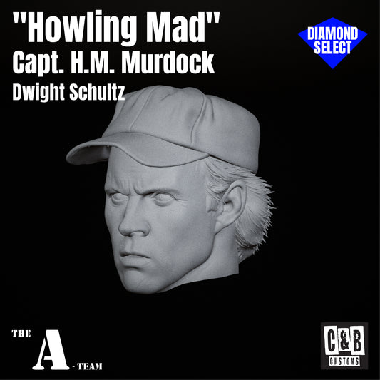 "Howling Mad" 3D Printed Head Diamond Select
